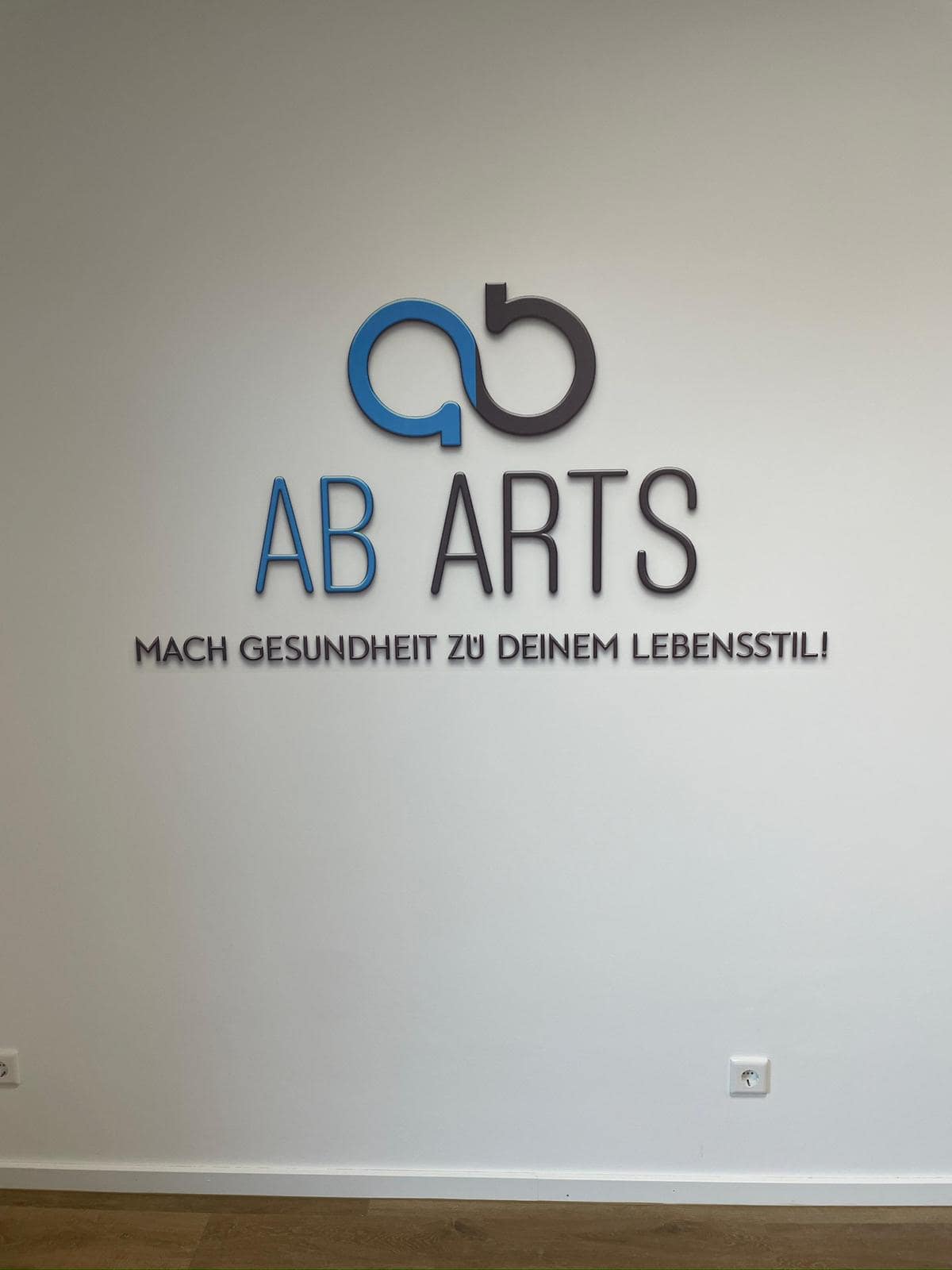 Wanddruck im Atelier von AB Arts